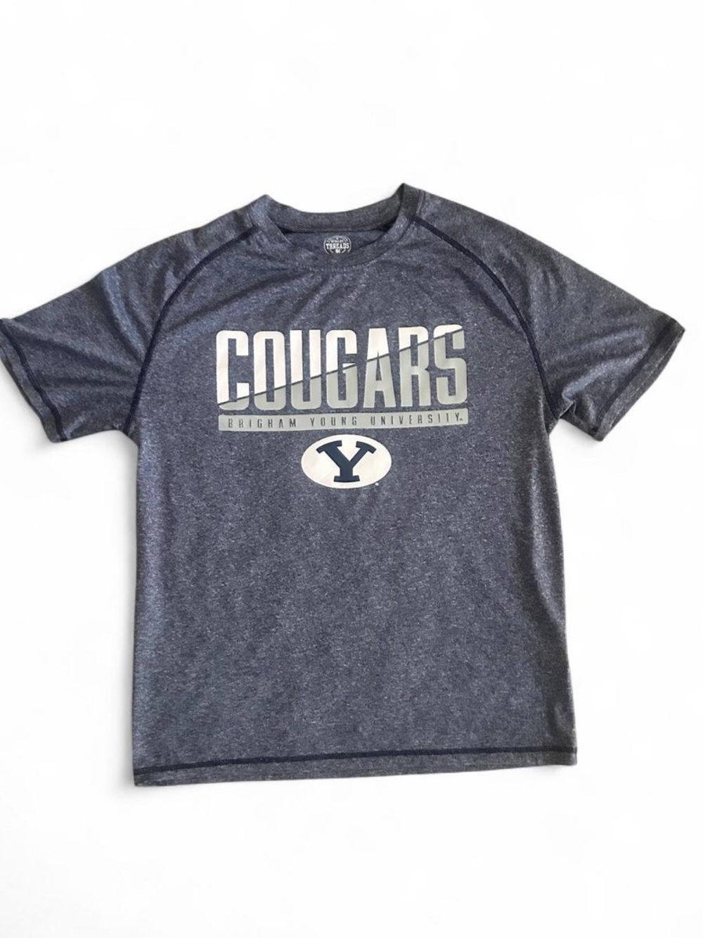 Rivalry Threads Navy Heather BYU Cougars Short Sleeve Tee Men’s Size M